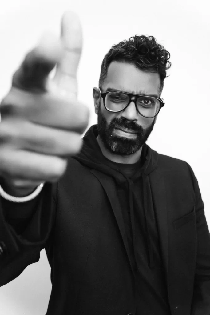 Romesh Ranganathan at his Summer vow renewal in 2023.